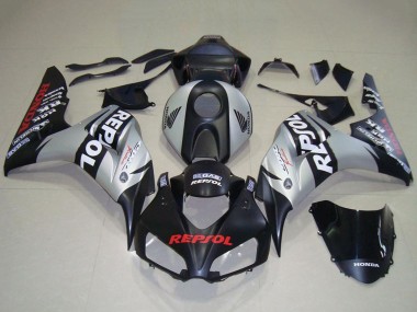 Carena Moto Honda CBR1000RR 2006-2007 - Argento Nero Opaco Repsol