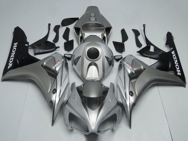 Carena Moto Honda CBR1000RR 2006-2007 - Argento Nero Opaco