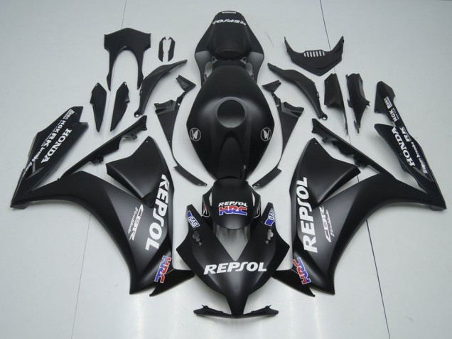 Carena Moto Honda CBR1000RR 2012-2016 - Nero Opaco Bianco Repsol HRC