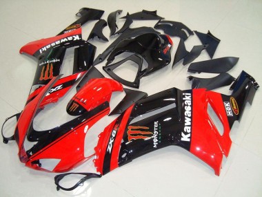 Carena Moto Kawasaki ZX6R 2007-2008 - Mostro In Rosso