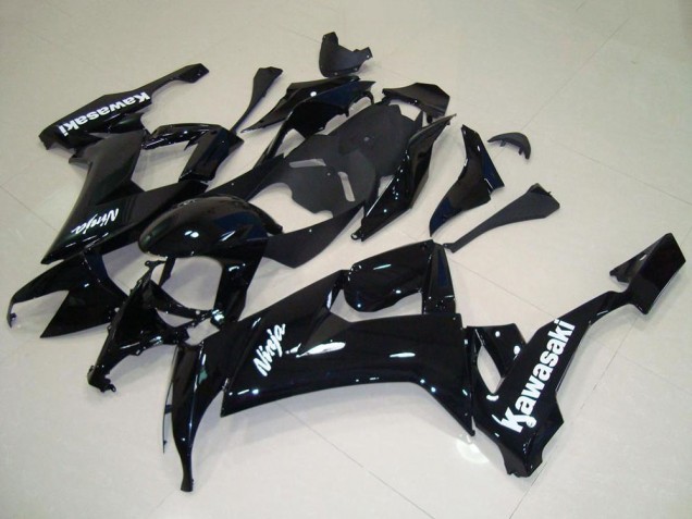Carena Moto Kawasaki ZX10R 2008-2010 - Nero Lucido Bianco Decal