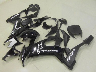 Carena Moto Kawasaki ZX10R 2008-2010 - Nero Lucido Silkolene Star