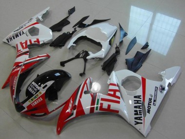 Carena Moto Yamaha YZF R6 2003-2004 - Bianco Rosso Fiat Michelin Motul