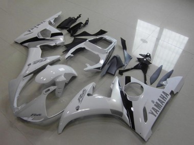 Kit Carena Moto Yamaha YZF R6 2003-2004 - Bianco Nero Lucido
