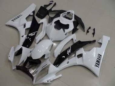 Carena Moto Yamaha YZF R6 2006-2007 - Bianco Nero Lucido