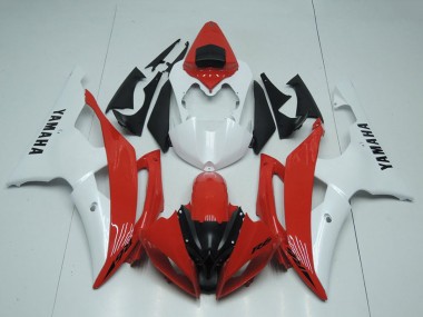 Carena Moto Yamaha YZF R6 2008-2016 - Bianco Rosso