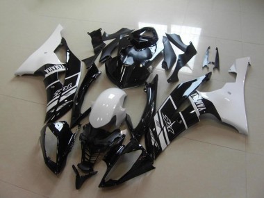 Carena Moto Yamaha YZF R6 2008-2016 - Bianco Nero Lucido
