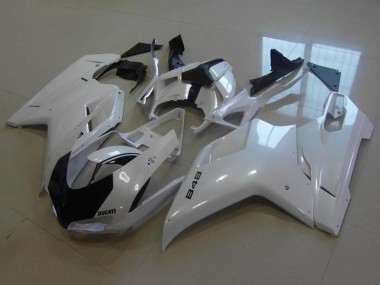 Carena Moto Ducati 848 2007-2014 - Lucido Bianco