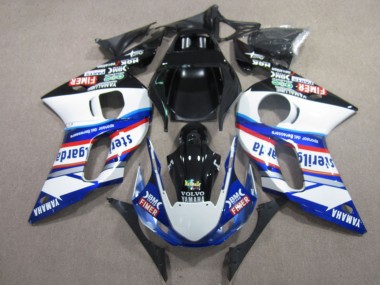 Carena Moto Yamaha YZF R6 1998-2002 - Bianco Blu Rosso Nero Vilvo Fimer Sterilgarda