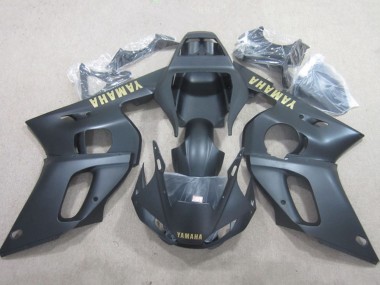Carena Moto Yamaha YZF R6 1998-2002 - Nero Opaco Giallo Decal