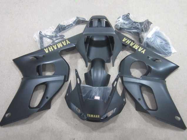 Carena Moto Yamaha YZF R6 1998-2002 - Nero Opaco Giallo Decal