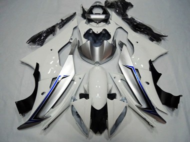 Kit Carena Moto Yamaha YZF R6 2008-2016 - Bianco Blu Nero