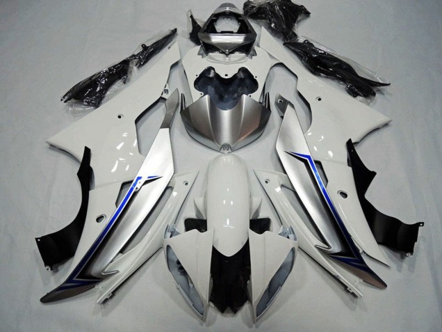 Kit Carena Moto Yamaha YZF R6 2008-2016 - Bianco Blu Nero