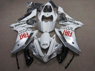 Carena Moto Yamaha YZF R1 2009-2011 - Bianco Argento Rosso Fiat