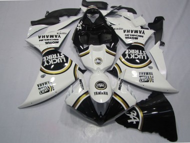 Carena Moto Yamaha YZF R1 2009-2011 - Bianco Nero Lucky Strike