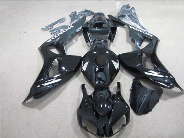 Carena Moto Honda CBR1000RR 2006-2007 - Nero Lucido Bianco Decals