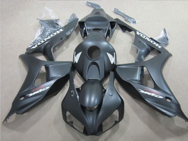Carena Moto Honda CBR1000RR 2006-2007 - Nero Opaco Bianco Decal