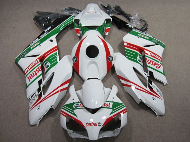 Carena Moto Honda CBR1000RR 2004-2005 - Bianco Rosso Verde Castrol