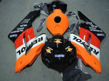 Kit Carena ABS Honda CBR1000RR 2004-2005 - Arancia Bianco Rosso Nero Lucido Repsol