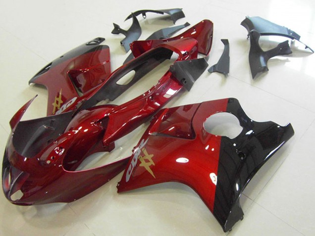 Carena Moto Honda CBR1100XX Blackbird 1996-2007 - Caramella Rosso Nero Lucido