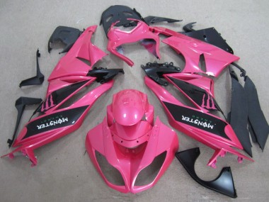 Carena Moto Kawasaki ZX6R 2009-2012 - Rosa Nero Mostro