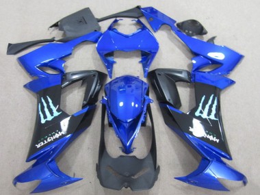 Carena Moto Kawasaki ZX10R 2008-2010 - Blu Nero Mostro