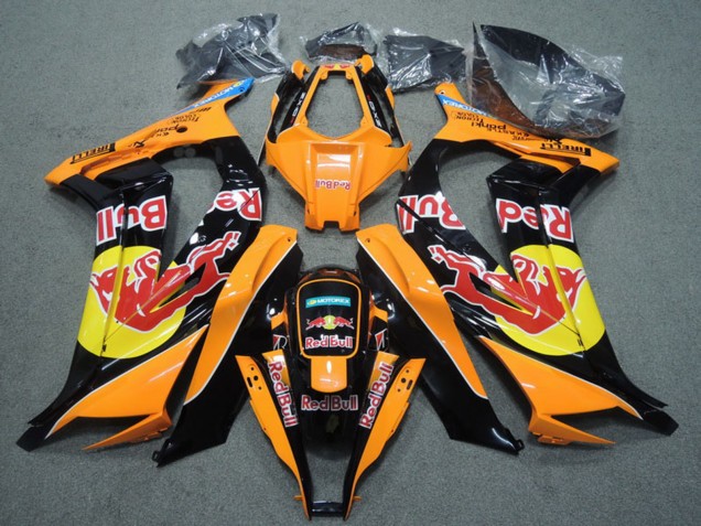 Carena Moto Kawasaki ZX10R 2011-2015 - Arancia Nero Red Bull