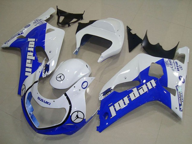 Carena Moto Suzuki GSXR 750 2001-2003 - Bianco Blu Jordan