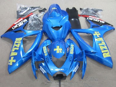 Carena Moto Suzuki GSXR 750 2006-2007 - Blu Rosso Nero Oro Rizla
