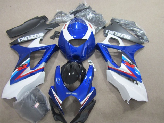 Carena Moto Suzuki GSXR 1000 2007-2008 - Bianco Blu Rosso
