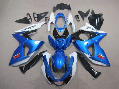 Kit Carena Moto Completo Suzuki GSXR 1000 2009-2016 - Bianco Blu Nero