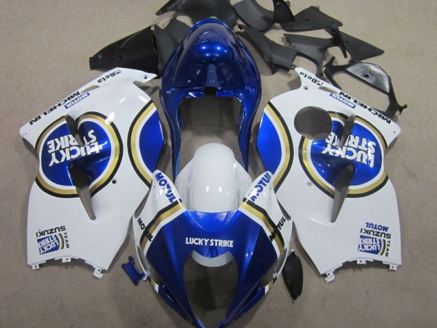 Carena Moto Suzuki GSXR 1300 Hayabusa 1996-2007 - Bianco Blu Motul Lucky Strike