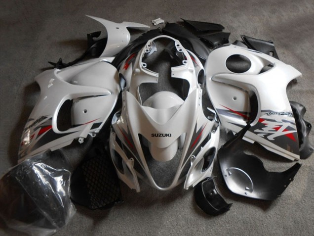 Carena Moto Suzuki GSXR 1300 Hayabusa 2008-2020 - Bianco Nero