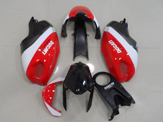 Carena Moto Ducati Monster 696 2008-2012 - Bianco Rosso Nero Mostro