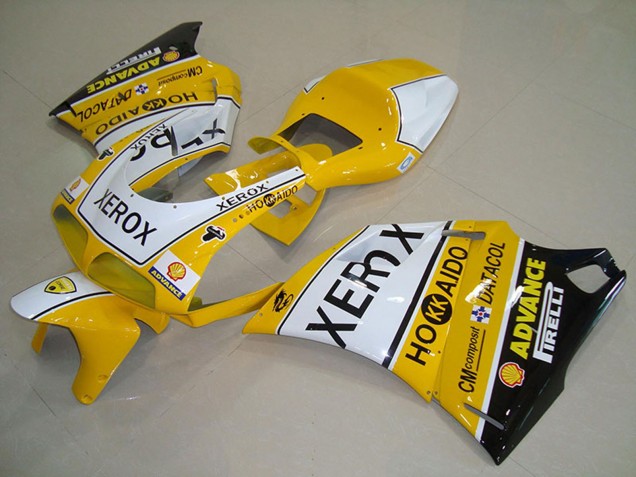 Carena Moto Ducati 748 916 996 996S 1993-2005 - Bianco Giallo Nero Lucido Xerox