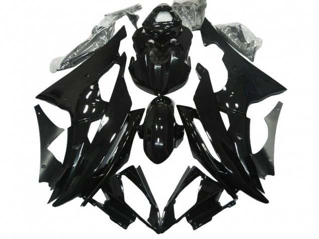 Carena Moto Yamaha YZF R6 2008-2016 - Nero Lucido