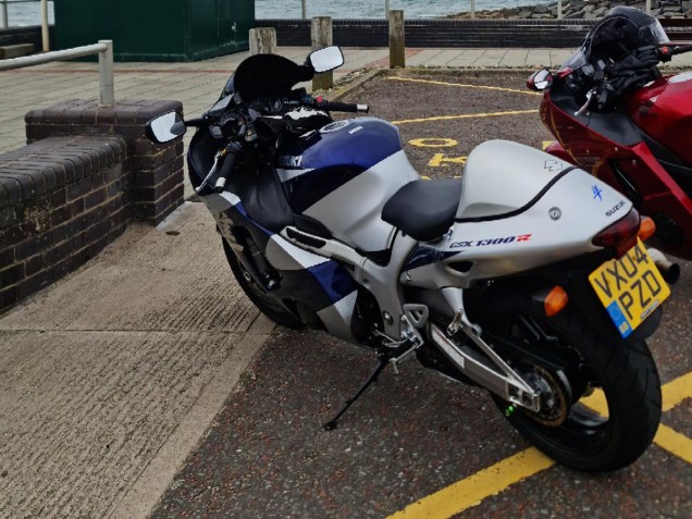 Carena Moto Suzuki GSXR 1300 Hayabusa 1996-2007 - Blu Bianco