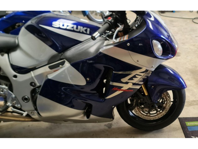 Carena Moto Suzuki GSXR 1300 Hayabusa 1996-2007 - Blu Bianco